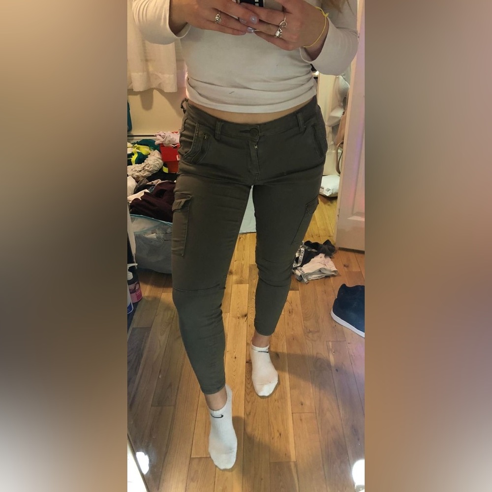 Green Cargo Pants